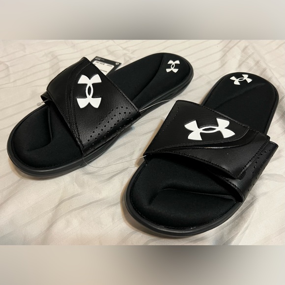 Under Armour Other - Mens Under Armour UA M Ignite VI Slides Sandals Black Size 10